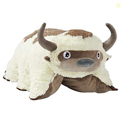 Pillow Pets 16 Appa Stuffed Animal, Nickelodeon Avatar The Last Airbender Plush Toy, White