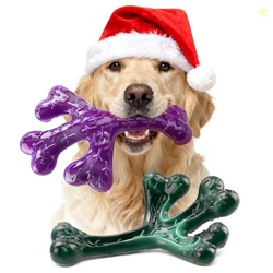 Frienhund Aggressive Chewers Dog Chew Toys - 2 Pack Tough Dog Toys for Aggressive Chewers Large Breed, Indestructible Dogs Toy for Gift, Interactive to Keep Them Busy