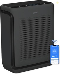 LEVOIT Air Purifiers for Home Large Room Up to 1875 Ft with Washable Pre-Filter, AHAM VERIFIDE, Air Quality Monitor, HEPA Sleep Mode for Allergies, Pet Hair in Bedroom, Vital 200S-P, Black