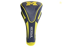 Team Golf NCAA Michigan Wolverines Single Apex Driver Head Cover Golf Club Single Apex Driver Headcover, Fits All Oversized Clubs, Truly Sleek Design