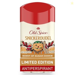 Old Spice Antiperspirant & Deodorant for Men, Holidudes Limited Edition, 24/7 Sweat Protection, Stocking Stuffer, Snickerdudel Sugar Cookie Scent, 2.6 oz
