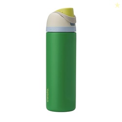 Owala FreeSip Insulated Stainless Steel Water Bottle with Straw, BPA-Free Sports Water Bottle, Great for Travel, 24 Oz, Putting Green