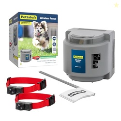 PetSafe 2-Dog Wireless Pet Containment System - Original Wireless Electric Fence for Dogs - Covers Up to 1/2 Acre - for Pets 5lb+