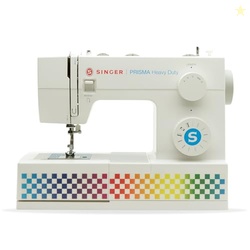 SINGER PRISMA Heavy Duty Sewing Machine With Accessory Kit | Bold Color Design, 50% More Power, 69 Stitch Applications, Full Metal Frame, High Speed, Quick Threading & Free Arm