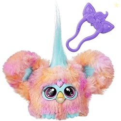 Furby Furblets Ree-Mix Mini Friend, 45+ Sounds & Music, Speaks Only Furbish, Electronic Plush Toys, Coral, Back to School Gifts, Ages 6+