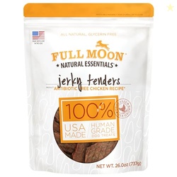 FULL MOON CHICKEN JERKY TENDERS HEALTHY ALL NATURAL DOG TREATS HUMAN GRADE MADE IN USA 26 OZ