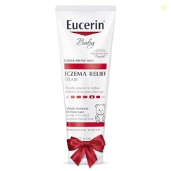 Eucerin Baby Eczema Relief Body Cream, Fragrance Free Baby Eczema Cream with Colloidal Oatmeal, Ceramide-3 and Licorice Root Extract, Holiday Gifts, 8 Oz Tube