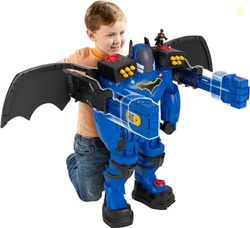 Fisher-Price Imaginext DC Super Friends Batman Toy, Batbot Xtreme Robot Playset, 30 Inches Tall with Figure for Pretend Play Kids Ages 3+ Years