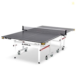 JOOLA Rally TL Professional MDF Indoor Ping Pong Table w/ Quick Clamp Table Tennis Net & Post Set - 10 Minute Easy Assembly - Corner Ball Holders - Tournament Quality - Includes Playback Mode