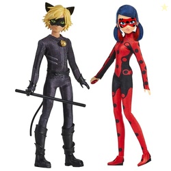 MIRACULOUS LADYBUG & CAT NOIR SEASON 6 2 PACK BY PLAYMATES TOYS