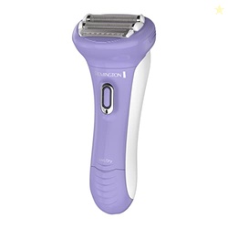 Remington Smooth & Silky Electric Shaver for Women, 4-Blade Smooth Glide Foil Shaver and Bikini Trimmer with Almond Oil Strip, Shave Wet or Dry
