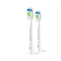 Philips Sonicare W DiamondClean - Genuine Replacement Electric Toothbrush Heads, White, 2 Pack, HX6062/77