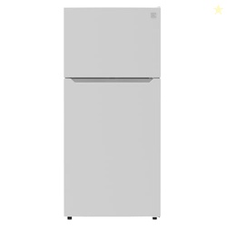 Kenmore 30" Top Mount Refrigerator with Freezer - Adjustable Shelving, Humidity-Controlled Crispers, LED Lighting, ENERGY STAR Certified, Garage Ready, 18.1 cu. ft. Capacity - White