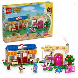 LEGO Animal Crossing Nooks Cranny & Rosie's House, Buildable Video Game Toy for Kids, Includes 2 Animal Crossing Toy Figures, Birthday Gift Idea for Girls and Boys Aged 7 and Up, 77050