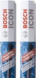 BOSCH 26A16A ICON Beam Wiper Blades - Driver and Passenger Side - Set of 2 Blades (26A & 16A)