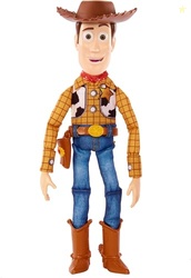 Mattel Disney Pixar Toy Story Talking Woody Action Figure & Accessory, Roundup Fun 12-inch Collectible with 30+ Sounds & Phrases
