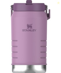 Stanley IceFlow 2.0 Flip Straw Jug with Handle 64 oz | Twist On Lid and Flip Up Straw | Leakproof for Travel and Sports | Insulated Stainless Steel |BPA-Free | Lilac