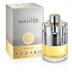 AZZARO WANTED EAU DE TOILETTE - VIBRANT & IRRESISTIBLE MENS COLOGNE - WOODY, CITRUS & SPICY FRAGRANCE - CARDAMOM, LEMON, VETIVER - EVERYDAY WEAR - LUXURY PERFUMES FOR MEN - FULL SIZE, 3.3 FL. OZ