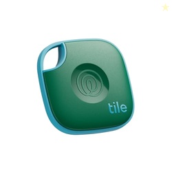 Tile by Life360 Mate - Bluetooth Tracker, Keys Finder and Item Locator for Keys, Bags and More. Phone Finder. Both iOS and Android Compatible. 1-Pack (Green Surf)