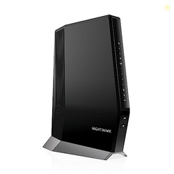 NETGEAR Nighthawk Cable Modem and WiFi 6 Router Combo (CAX80) - Compatible with All Major Cable Providers incl. Xfinity, Spectrum, Cox - Cable Plans up to 6Gbps - AX6000 WiFi 6 Speed - DOCSIS 3.1