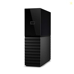 WD 16TB My Book Desktop External Hard Drive, USB 3.0, External HDD with Password Protection and Backup Software - WDBBGB0160HBK-NESN