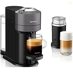 Nespresso Vertuo Next Coffee and Espresso Machine by De'Longhi with Milk Frother, 8 ounces, Dark Grey
