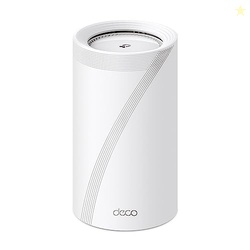 TP-Link Deco BE95 Quad-Band WiFi 7 BE33000 Whole Home Mesh System - 16-Stream, 2X 10G + 2X 2.5G Ports Wired Backhaul, 12x High-Gain Antennas, VPN, AI-Roaming, 4x4 MU-MIMO, HomeShield (1-Pack)