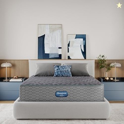 Beautyrest Days End Extra Firm 13.25" Mattress - Queen - Cooling Tech, Supportive Durable Pocketed Coils, Pressure Relief, Motion Separation; 100 Night Sleep Trial and 10 Year Warranty
