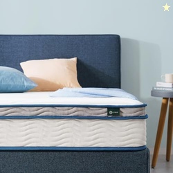 ZINUS 6 INCH SPRING SENSATION HYBRID MATTRESS [NEW VERSION], FULL, FIBERGLASS FREE, MEDIUM FIRMNESS, DURABLE SUPPORT, CERTIFIED SAFE FOAMS & FABRIC, MATTRESS IN A BOX
