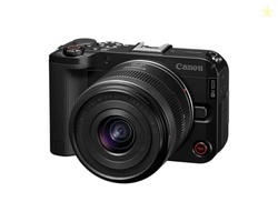 Canon EOS R50 V Mirrorless Camera with RF-S14-30mm F4-6.3 is STM PZ Lens, APS-C Sensor, 24.2 Megapixels, Ultra-Wide Zoom, Fast Autofocus, Vlogging and Live Streaming Kit for Content Creators, Black