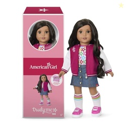 American Girl, Truly Me 18-inch Doll #108 with Brown Eyes, Curly Black-Brown Hair, Tan Skin, for Ages 6+
