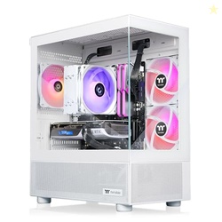 Thermaltake LCGS View u2460TS-170 Gaming Desktop (Intel Core Ultra 5 245KF, ToughRam 32GB DDR5 6000MT/s RGB Memory, NVIDIA GeForce RTX 5060 Ti, 1TB NVMe M.2, WiFi, Windows 11) V17S-B860-56T-LCS