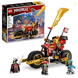 LEGO NINJAGO Kais Mech Rider EVO 71783, Upgradable Ninja Motorbike Toy, Mech Action Figure and 2 Bone Warrior Minifigures, Collectible Toys for Kids 7 Plus Years Old