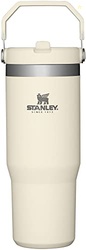 STANLEY IceFlow Flip Straw Tumbler with Handle 30 oz | Twist On Lid and Flip Up Straw | Leak Resistant Water Bottle | Insulated Stainless Steel |BPA-Free | Citron