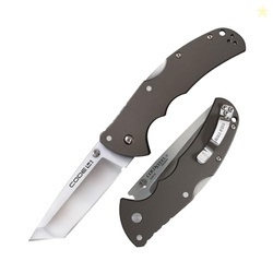 Cold Steel Code 4 3.5" S35VN Razor-Sharp Tanto Point Blade 5" 6061 Aluminum HandleFolding Knife w/Tri-Ad Lock, Boxed