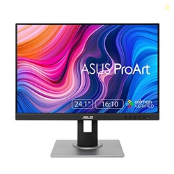 ASUS ProArt Display PA248QV 24.1 WUXGA (1920 x 1200) 16:10 Monitor, 100% sRGB/Rec.709 E < 2, IPS, DisplayPort HDMI D-Sub, Calman Verified, Anti-glare, Tilt Pivot Swivel Height Adjustable, Black