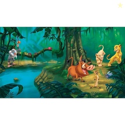 RoomMates JL1253M Lion King Water Activated Removable Wall Mural, 10.5 ft x 6 ft