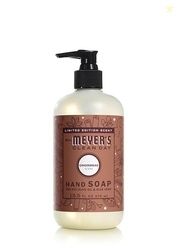 MRS. MEYER'S CLEAN DAY LIQUID HAND SOAP, LIMITED EDITION GINGERBREAD SCENT, 12.5 OUNCE BOTTLE