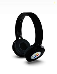 NFL Pittsburgh Steelers Wireless Bluetooth Headphones, Team Color