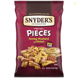 Snyder's of Hanover Honey Mustard & Onion Flavored Pretzel Pieces, 11.25 Oz