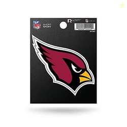 Rico Industries NFL Arizona Cardinals Die Cut Team Logo Short Sport Sticker