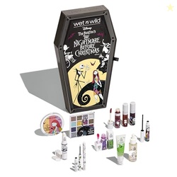 wet n wild Disney Nightmare Before Christmas Limited Edition PR Box - Coffin-Shaped Collector's Set with Eye, Face & Body Makeup, Color-Changing Lip Oils, Tubing Mascara & More - Cruelty-Free