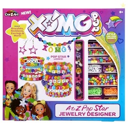 XOMG POP! A-Z Pop Star Fashion Jewelry Making Kit - Make Unique Bracelets, Necklaces, Earrings and More, Comes with Letter Beads, Charms, and So Much More, Great for Ages 8 and Up