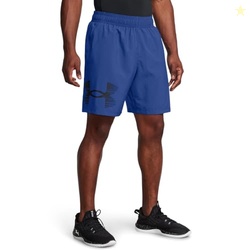 Under Armour Men's Woven Graphic Shorts, (432) Tech Blue / / Black, 4X-Large