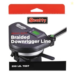 Scotty #2201K Premium Braided Fiber Downrigger Line with Kit (300 Feet)