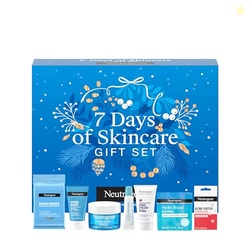NEUTROGENA 7 DAYS OF SKINCARE SET ($56.00 VALUE), DAILY SKIN CARE ESSENTIALS  FACE WASH, FACIAL MOISTURIZER, MAKEUP REMOVER WIPES, PIMPLE PATCHES & MORE, 7 FULL & TRAVEL SIZE TOILETRIES