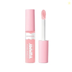 COVERGIRL Clean Fresh Yummy Lip Gloss, Sheer, Natural Scents, Vegan Formula - Coconuts About You