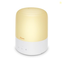 Crane Top Fill Mini Humidifier for Bedroom and Nursery 3-In-1 Essential Oil Diffuser Sleep Light 0.5 Gallon Baby Humidifier
