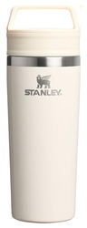 STANLEY Cafe To Go Travel Mug 16 oz | Leakproof Two-Part Drink Through Lid | Tumbler Cup for Coffee, Tea and Drinks | Insulated Stainless Steel Coffee Mug | BPA-Free | Cream Gloss
