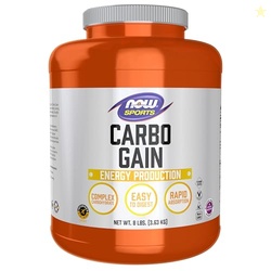 NOW Foods Sports Nutrition, Carbo Gain Powder (Maltodextrin), Rapid Absorption, Energy Production, 8-Pound